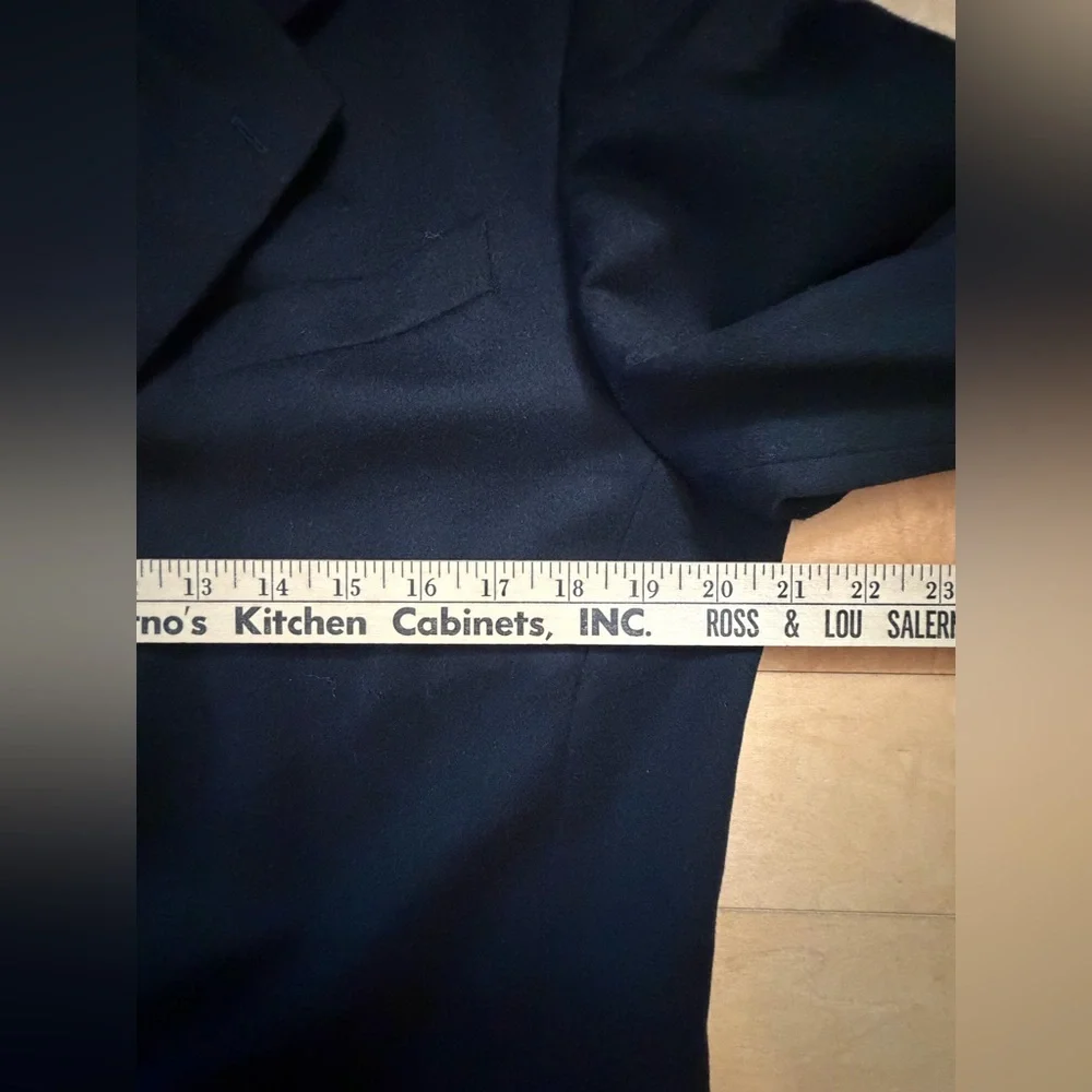 Donna Karen - Men’s 100% Cashmere Blazer Jacket- Black - Sz 40R* Shirt Sleeves
